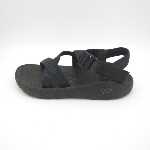 Mens Chaco Z Cloud Lightweight Sport Sandal Size 10 Blue Black Outdoor Water - Picture 1 of 11